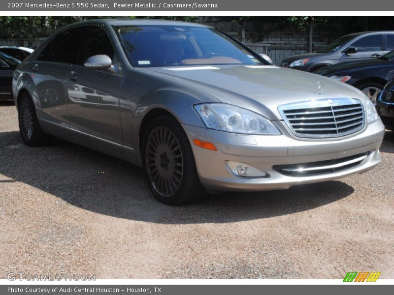 Pewter Metallic / Cashmere/Savanna 2007 Mercedes-Benz S 550 Sedan