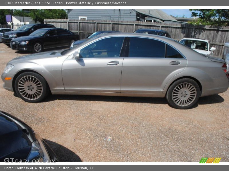 Pewter Metallic / Cashmere/Savanna 2007 Mercedes-Benz S 550 Sedan