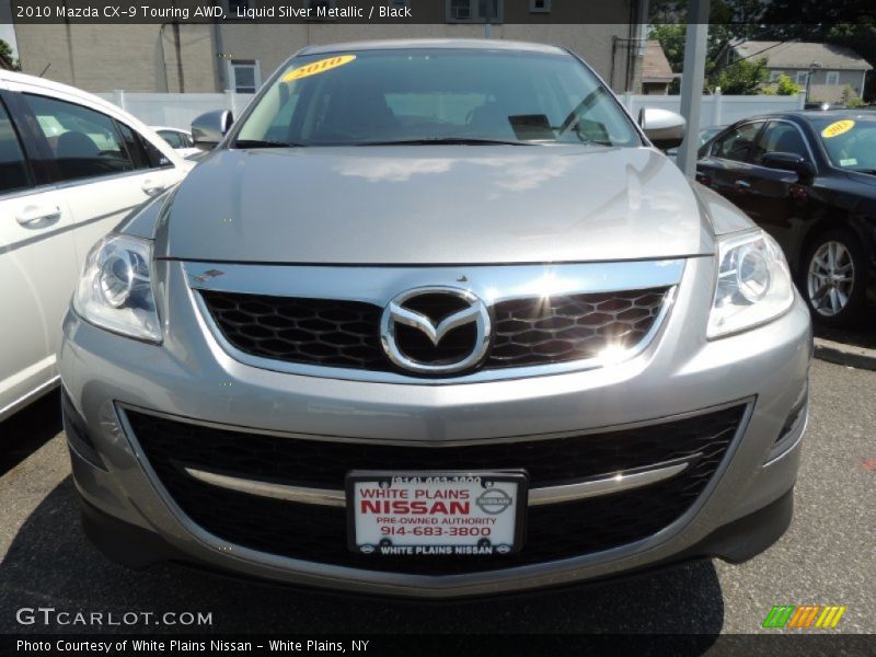 Liquid Silver Metallic / Black 2010 Mazda CX-9 Touring AWD