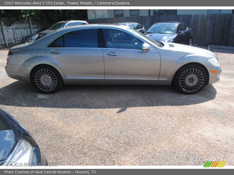 Pewter Metallic / Cashmere/Savanna 2007 Mercedes-Benz S 550 Sedan