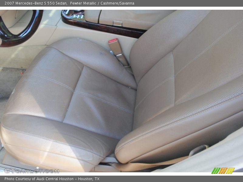 Pewter Metallic / Cashmere/Savanna 2007 Mercedes-Benz S 550 Sedan
