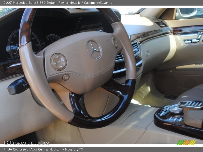 Pewter Metallic / Cashmere/Savanna 2007 Mercedes-Benz S 550 Sedan