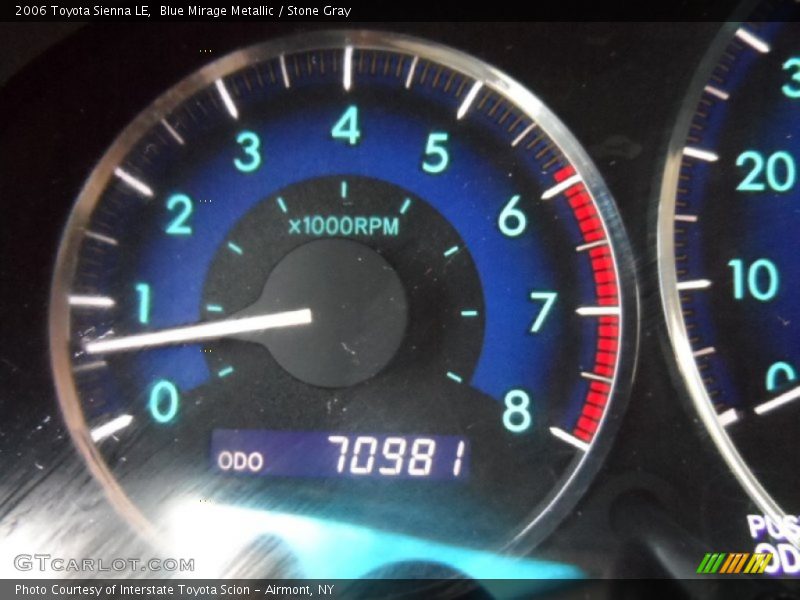 Blue Mirage Metallic / Stone Gray 2006 Toyota Sienna LE