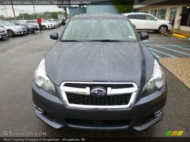 Twilight Blue Metallic / Black 2014 Subaru Legacy 2.5i Limited
