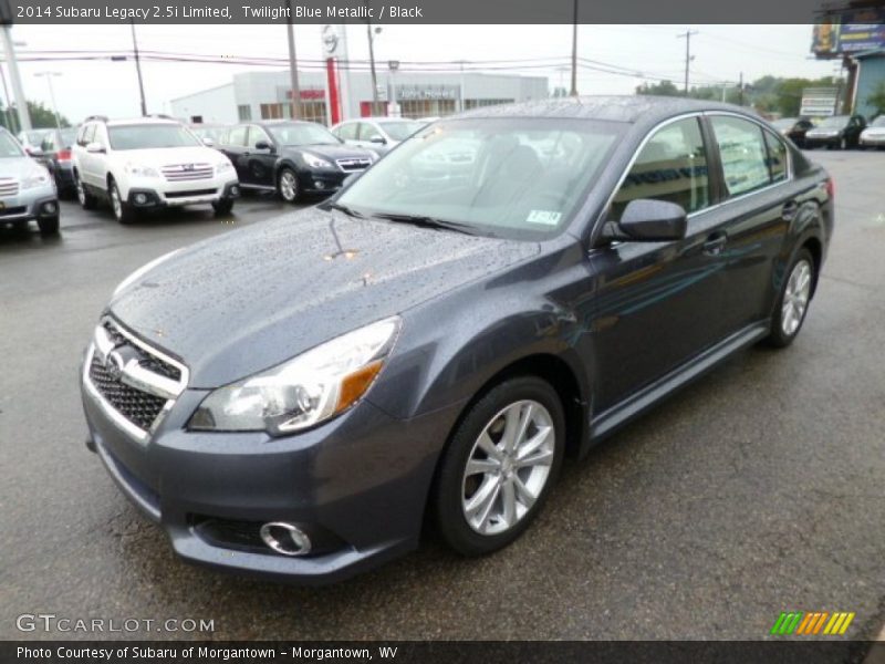 Twilight Blue Metallic / Black 2014 Subaru Legacy 2.5i Limited