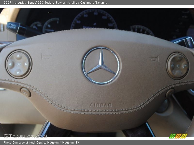 Pewter Metallic / Cashmere/Savanna 2007 Mercedes-Benz S 550 Sedan