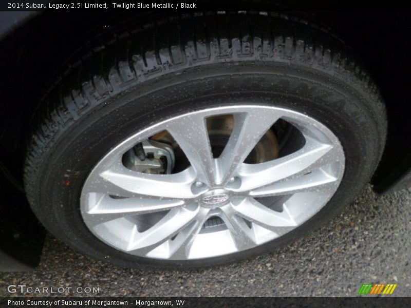 Twilight Blue Metallic / Black 2014 Subaru Legacy 2.5i Limited