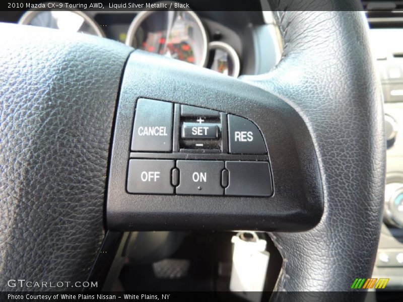 Liquid Silver Metallic / Black 2010 Mazda CX-9 Touring AWD