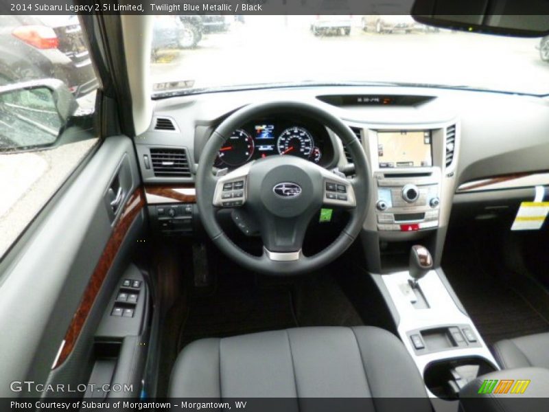 Twilight Blue Metallic / Black 2014 Subaru Legacy 2.5i Limited