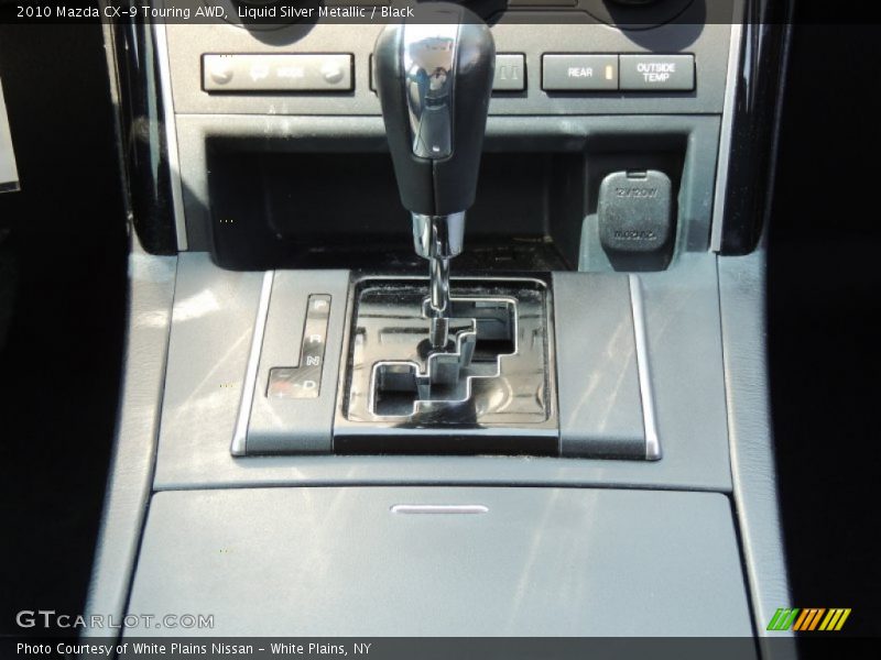 Liquid Silver Metallic / Black 2010 Mazda CX-9 Touring AWD