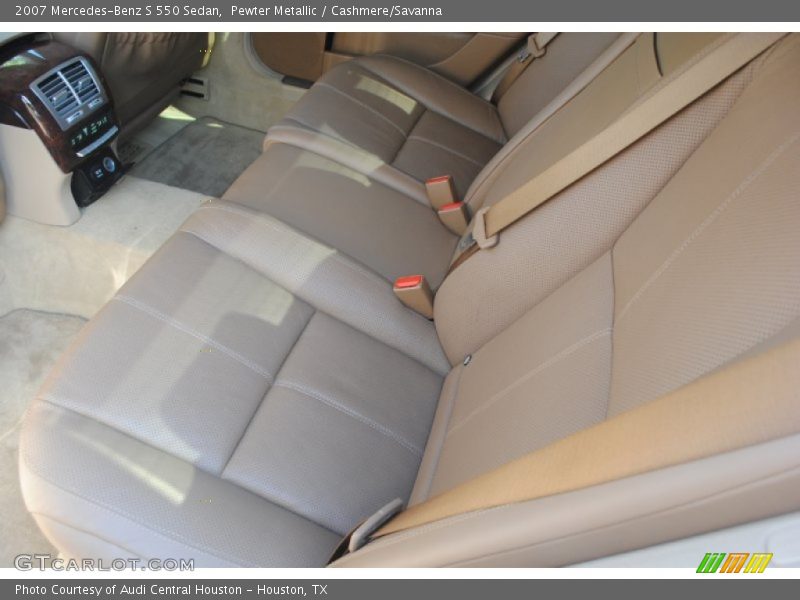 Pewter Metallic / Cashmere/Savanna 2007 Mercedes-Benz S 550 Sedan