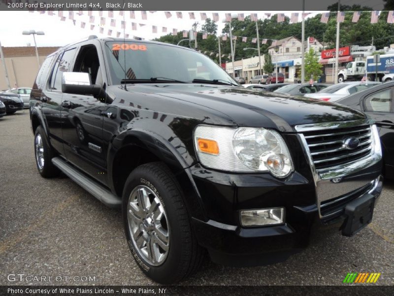 Black / Black 2008 Ford Explorer Limited 4x4