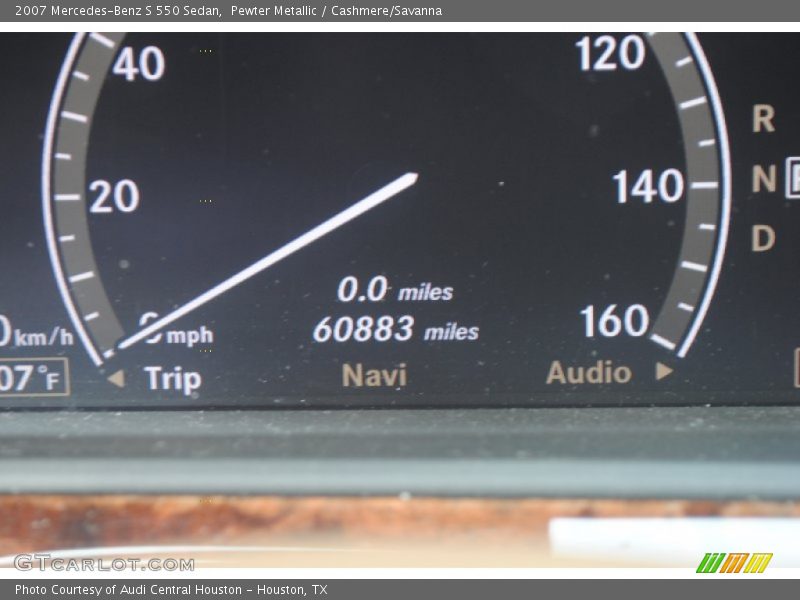 Pewter Metallic / Cashmere/Savanna 2007 Mercedes-Benz S 550 Sedan