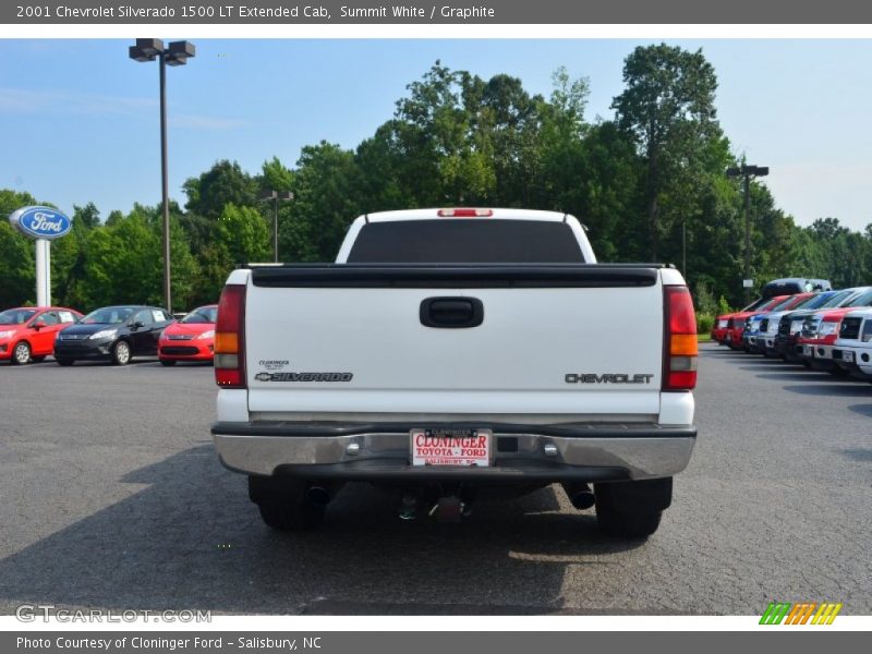 Summit White / Graphite 2001 Chevrolet Silverado 1500 LT Extended Cab