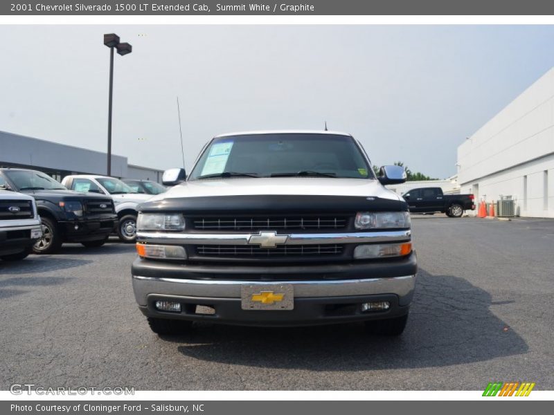 Summit White / Graphite 2001 Chevrolet Silverado 1500 LT Extended Cab