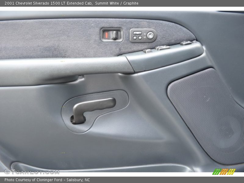 Summit White / Graphite 2001 Chevrolet Silverado 1500 LT Extended Cab