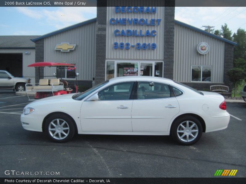 White Opal / Gray 2006 Buick LaCrosse CXS