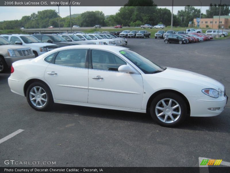 White Opal / Gray 2006 Buick LaCrosse CXS