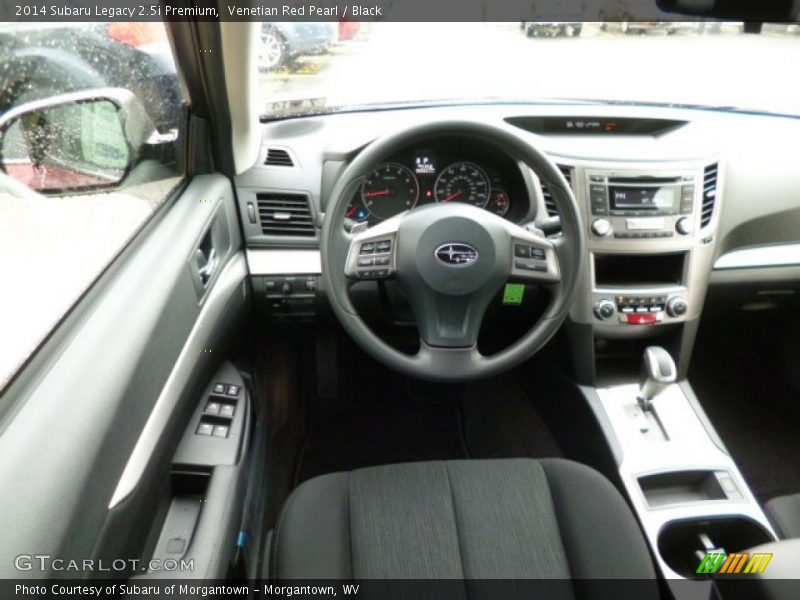 Venetian Red Pearl / Black 2014 Subaru Legacy 2.5i Premium