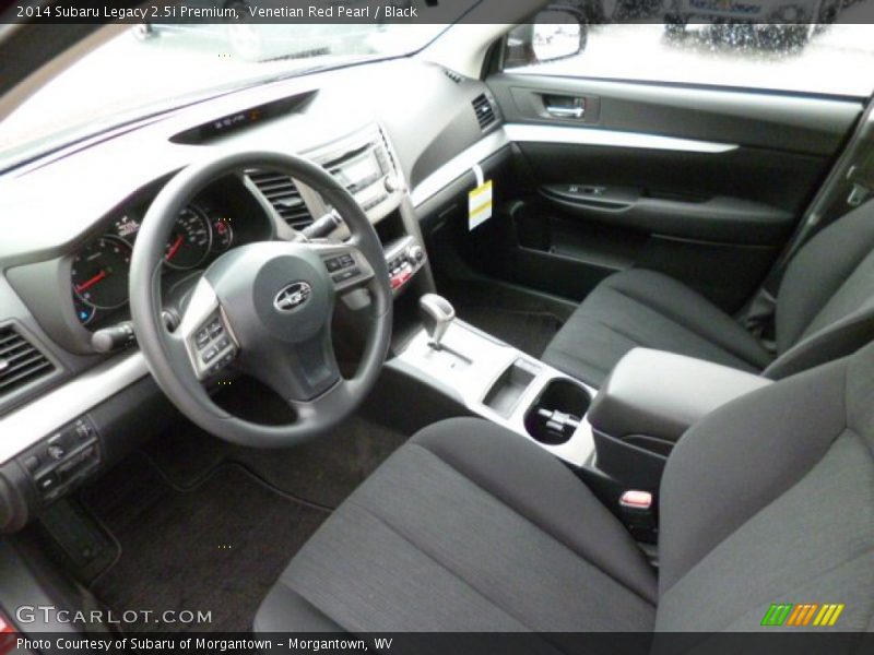 Venetian Red Pearl / Black 2014 Subaru Legacy 2.5i Premium