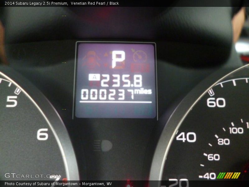 Venetian Red Pearl / Black 2014 Subaru Legacy 2.5i Premium