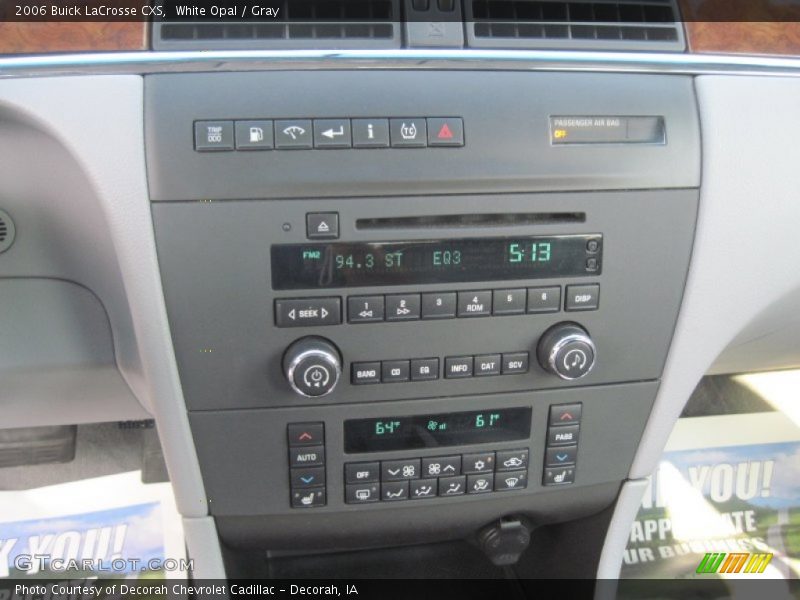 White Opal / Gray 2006 Buick LaCrosse CXS