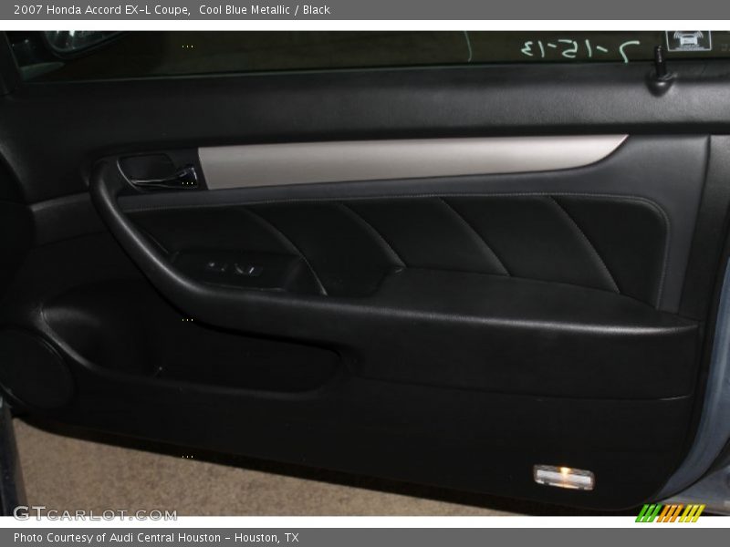 Cool Blue Metallic / Black 2007 Honda Accord EX-L Coupe
