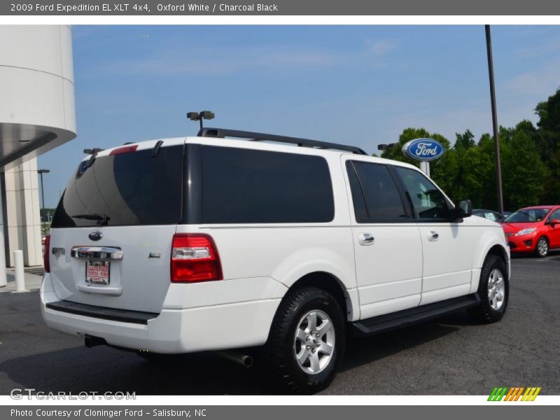 Oxford White / Charcoal Black 2009 Ford Expedition EL XLT 4x4