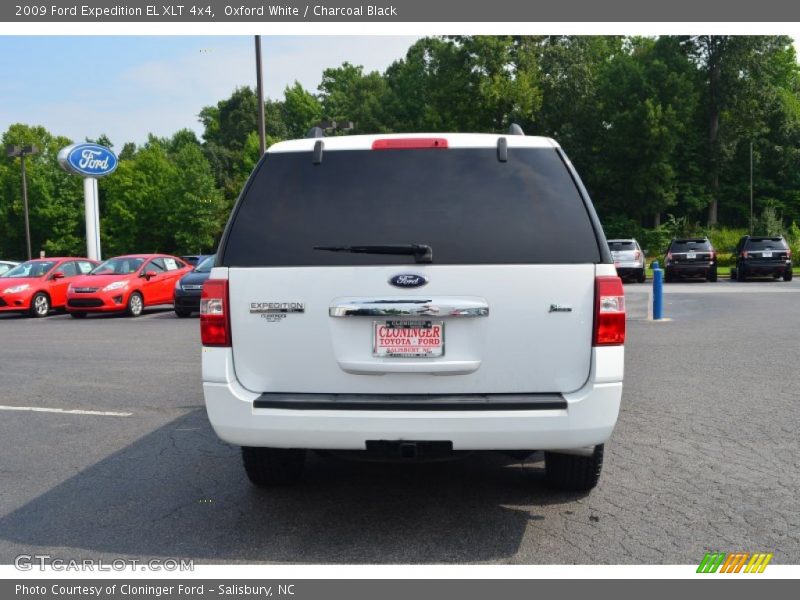 Oxford White / Charcoal Black 2009 Ford Expedition EL XLT 4x4