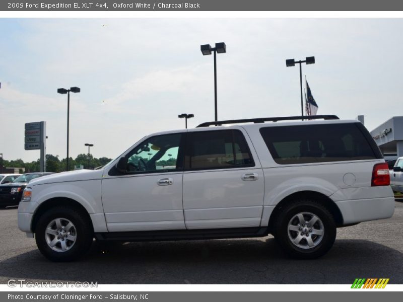 Oxford White / Charcoal Black 2009 Ford Expedition EL XLT 4x4