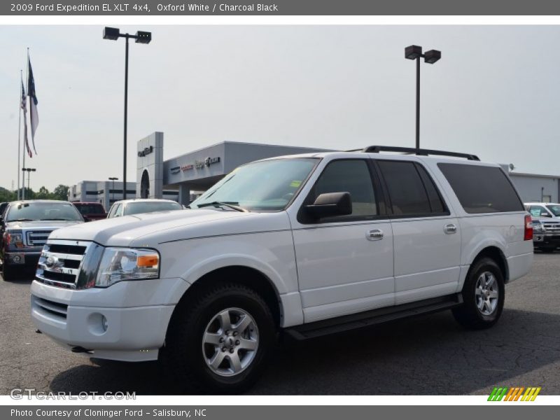 Oxford White / Charcoal Black 2009 Ford Expedition EL XLT 4x4