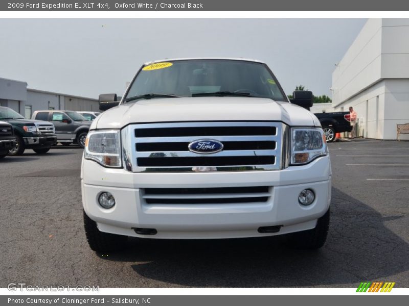 Oxford White / Charcoal Black 2009 Ford Expedition EL XLT 4x4