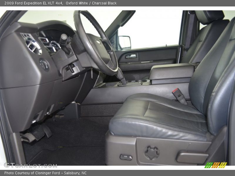 Oxford White / Charcoal Black 2009 Ford Expedition EL XLT 4x4