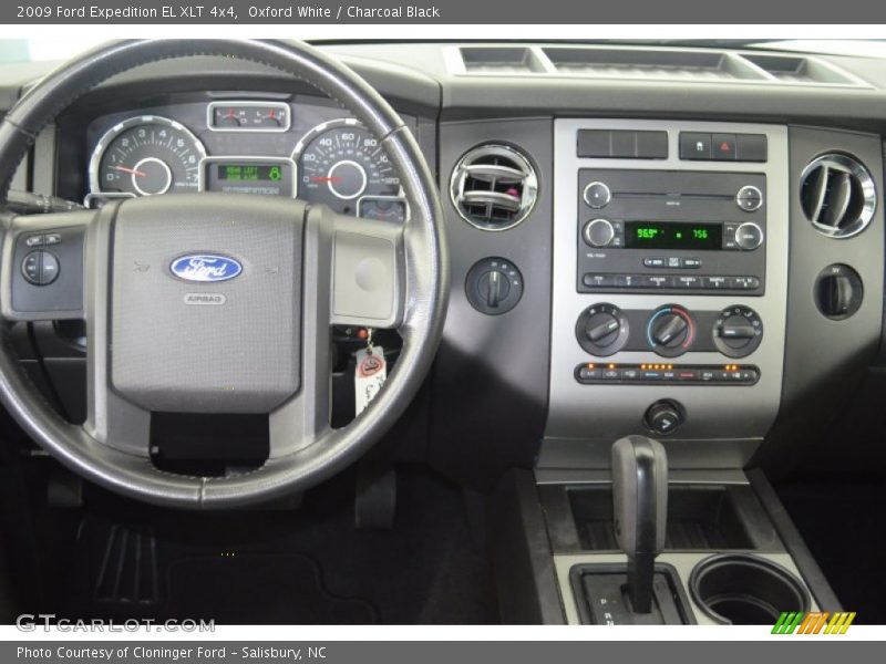 Oxford White / Charcoal Black 2009 Ford Expedition EL XLT 4x4
