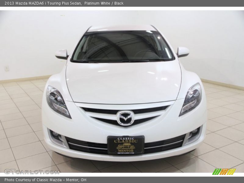 Platinum White / Black 2013 Mazda MAZDA6 i Touring Plus Sedan