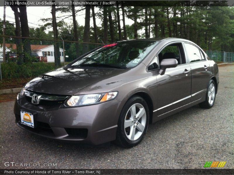 Urban Titanium Metallic / Black 2010 Honda Civic LX-S Sedan