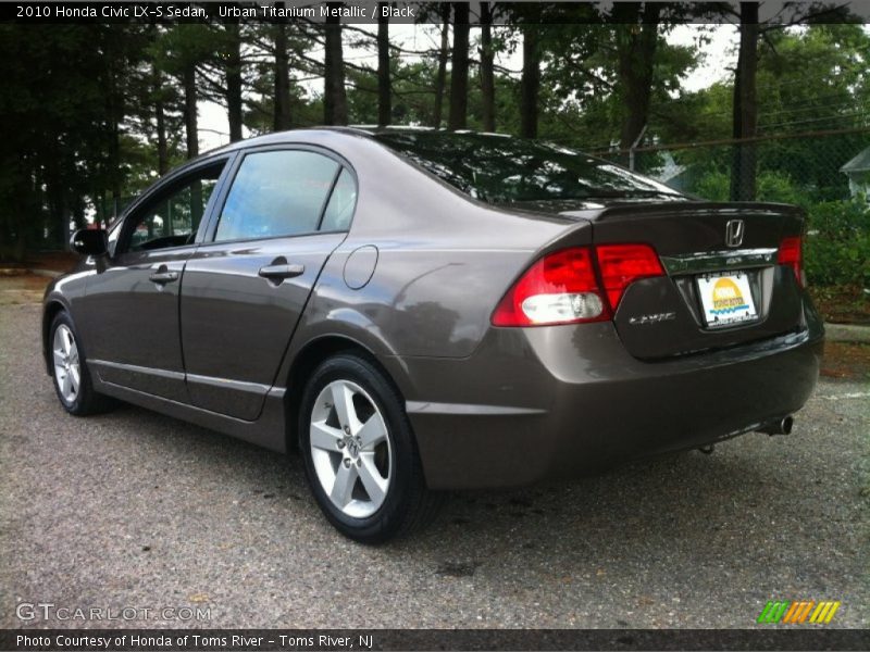 Urban Titanium Metallic / Black 2010 Honda Civic LX-S Sedan