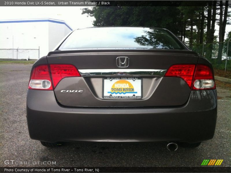 Urban Titanium Metallic / Black 2010 Honda Civic LX-S Sedan