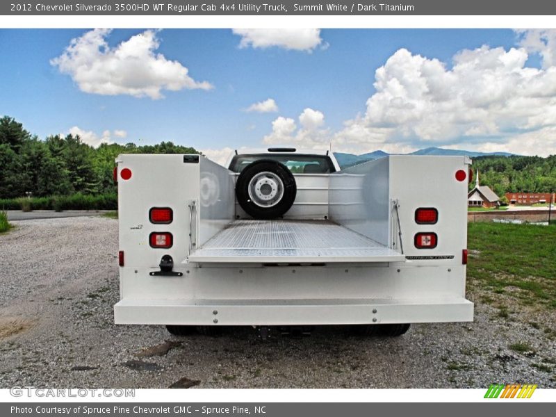 Summit White / Dark Titanium 2012 Chevrolet Silverado 3500HD WT Regular Cab 4x4 Utility Truck