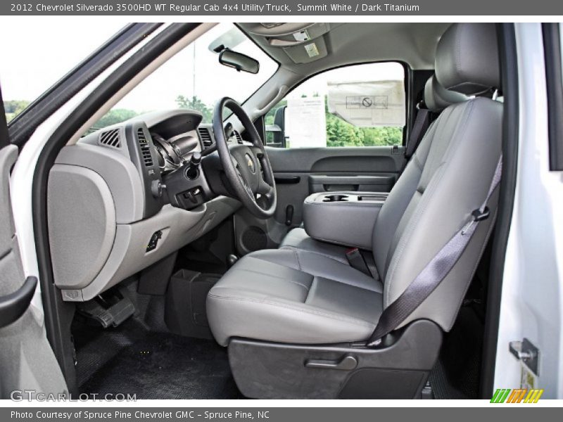 Summit White / Dark Titanium 2012 Chevrolet Silverado 3500HD WT Regular Cab 4x4 Utility Truck