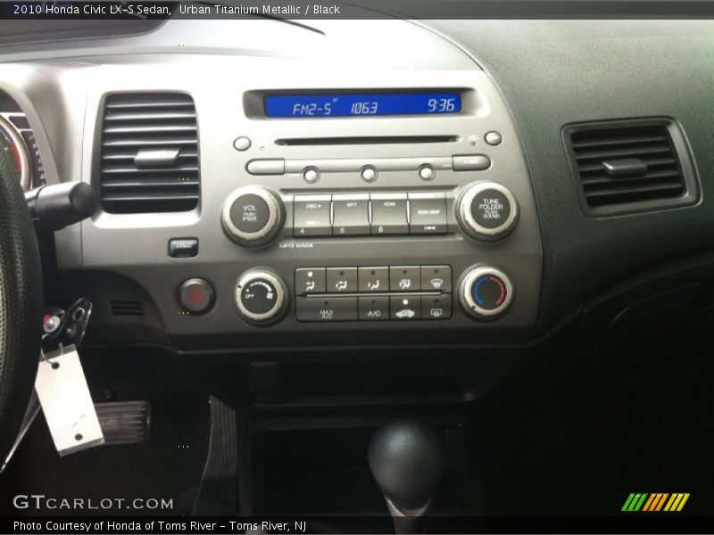Urban Titanium Metallic / Black 2010 Honda Civic LX-S Sedan