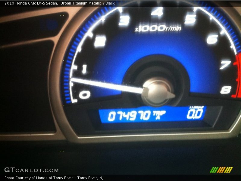 Urban Titanium Metallic / Black 2010 Honda Civic LX-S Sedan