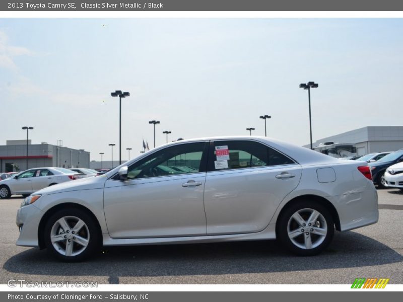 Classic Silver Metallic / Black 2013 Toyota Camry SE