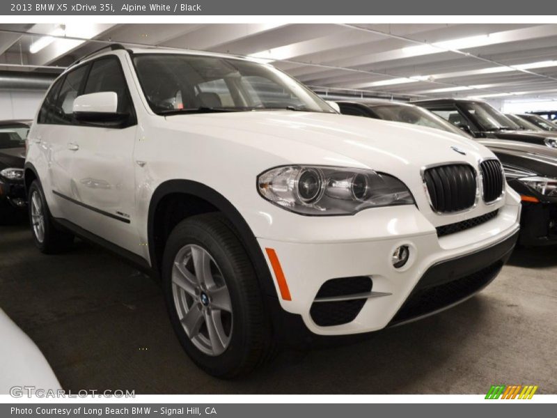 Alpine White / Black 2013 BMW X5 xDrive 35i