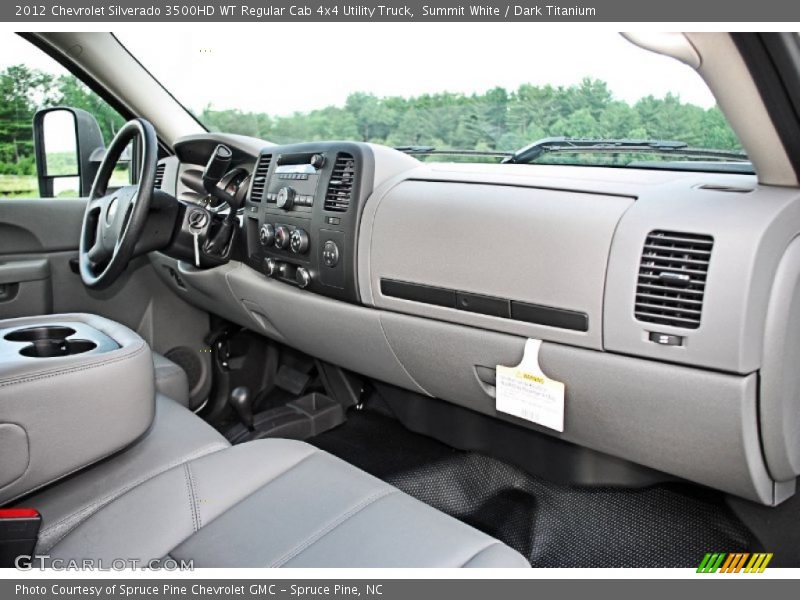 Summit White / Dark Titanium 2012 Chevrolet Silverado 3500HD WT Regular Cab 4x4 Utility Truck