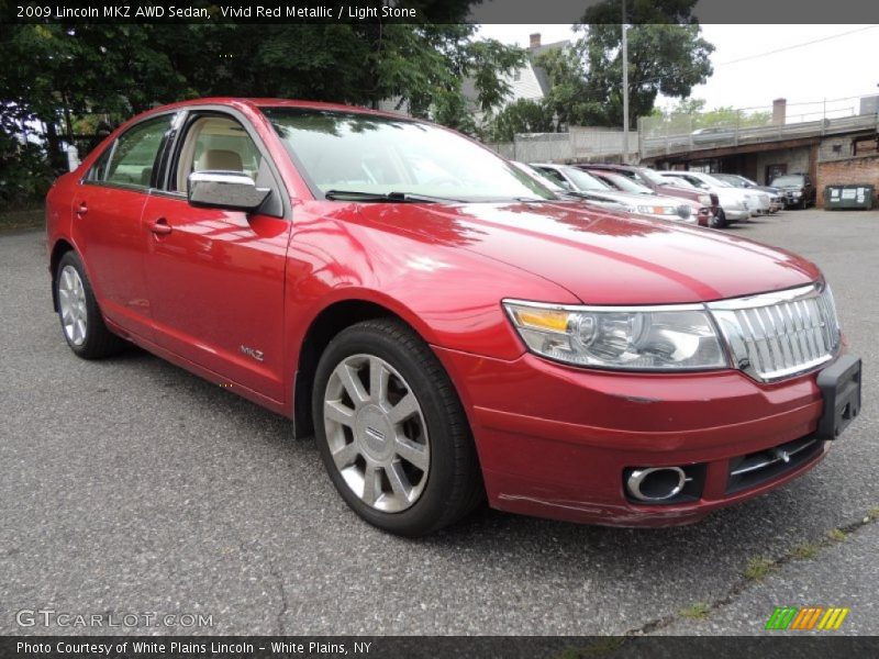 Front 3/4 View of 2009 MKZ AWD Sedan