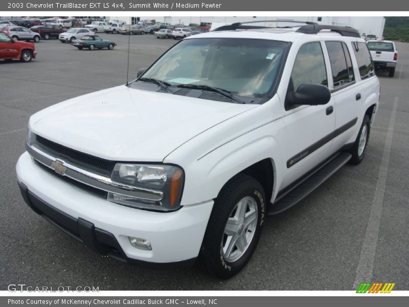 Summit White / Medium Pewter 2003 Chevrolet TrailBlazer EXT LS 4x4
