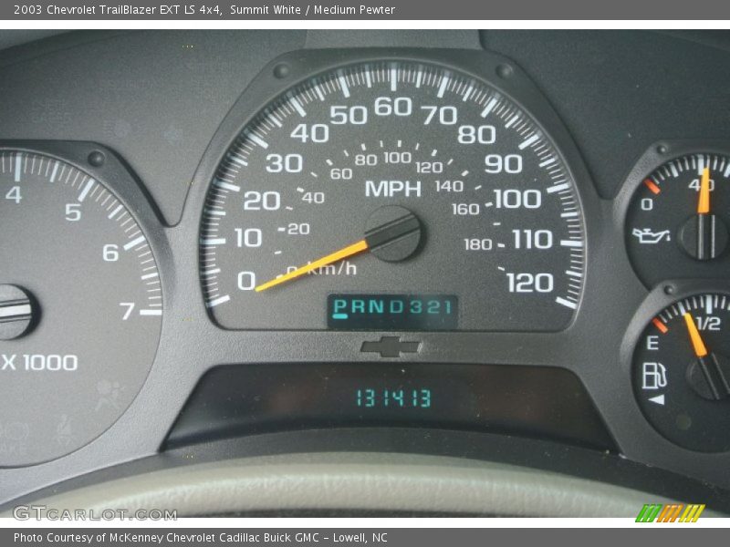 Summit White / Medium Pewter 2003 Chevrolet TrailBlazer EXT LS 4x4