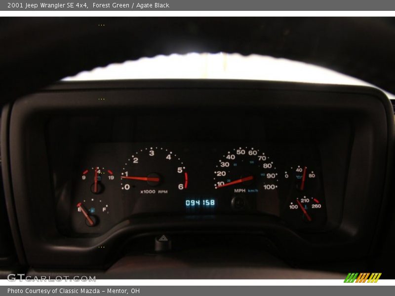 Forest Green / Agate Black 2001 Jeep Wrangler SE 4x4