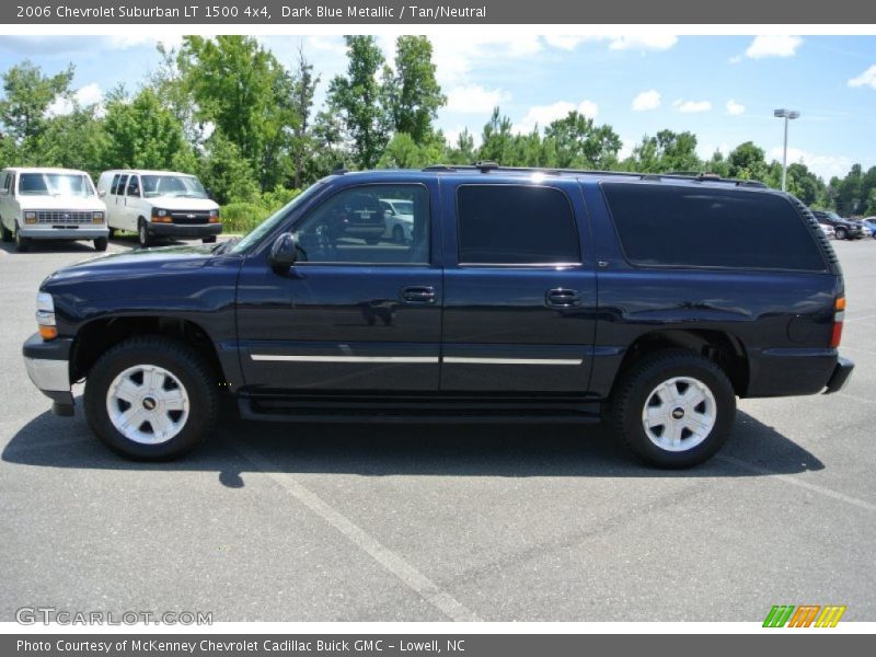 Dark Blue Metallic / Tan/Neutral 2006 Chevrolet Suburban LT 1500 4x4